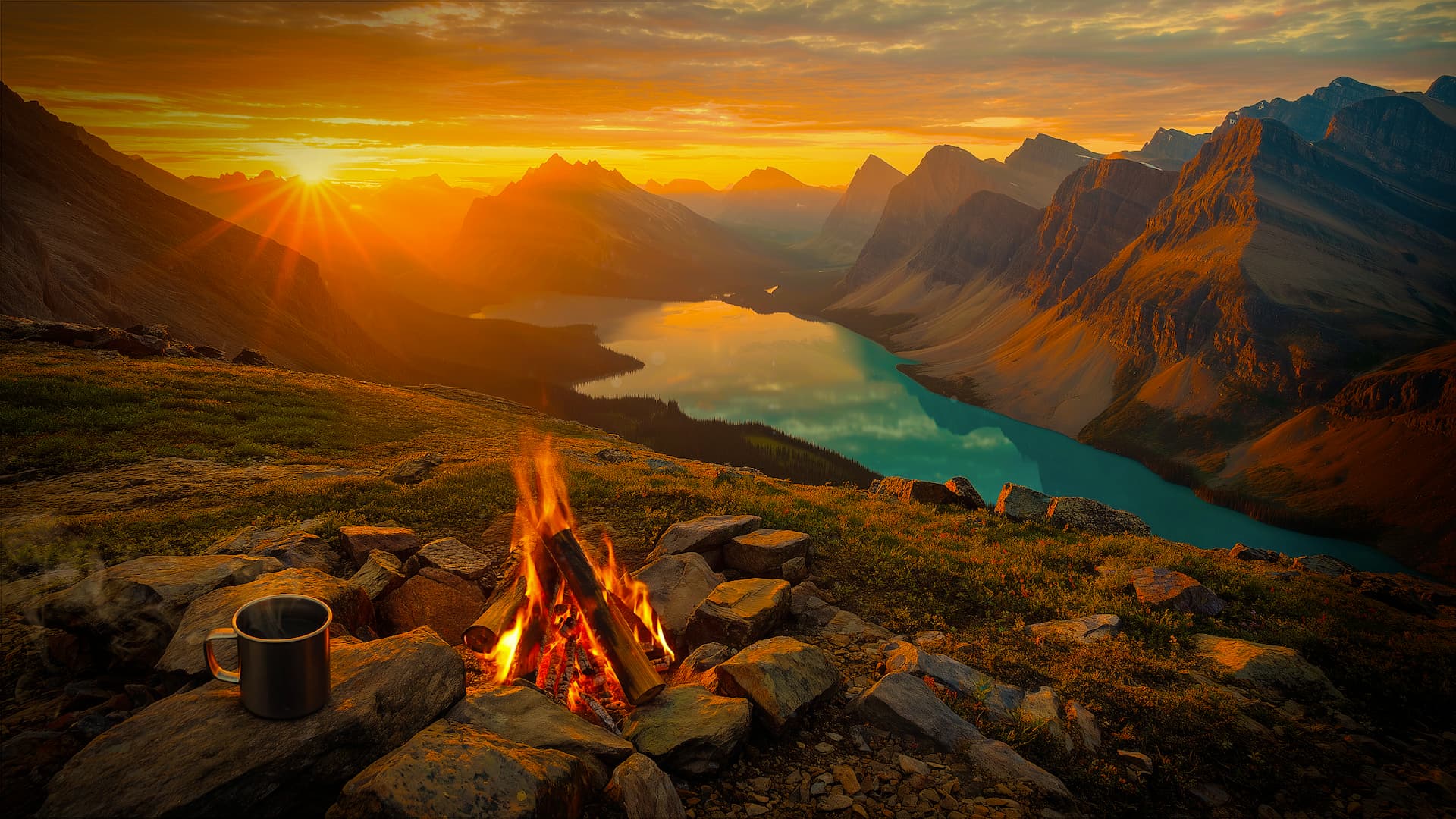 Morning Ambience Above the World