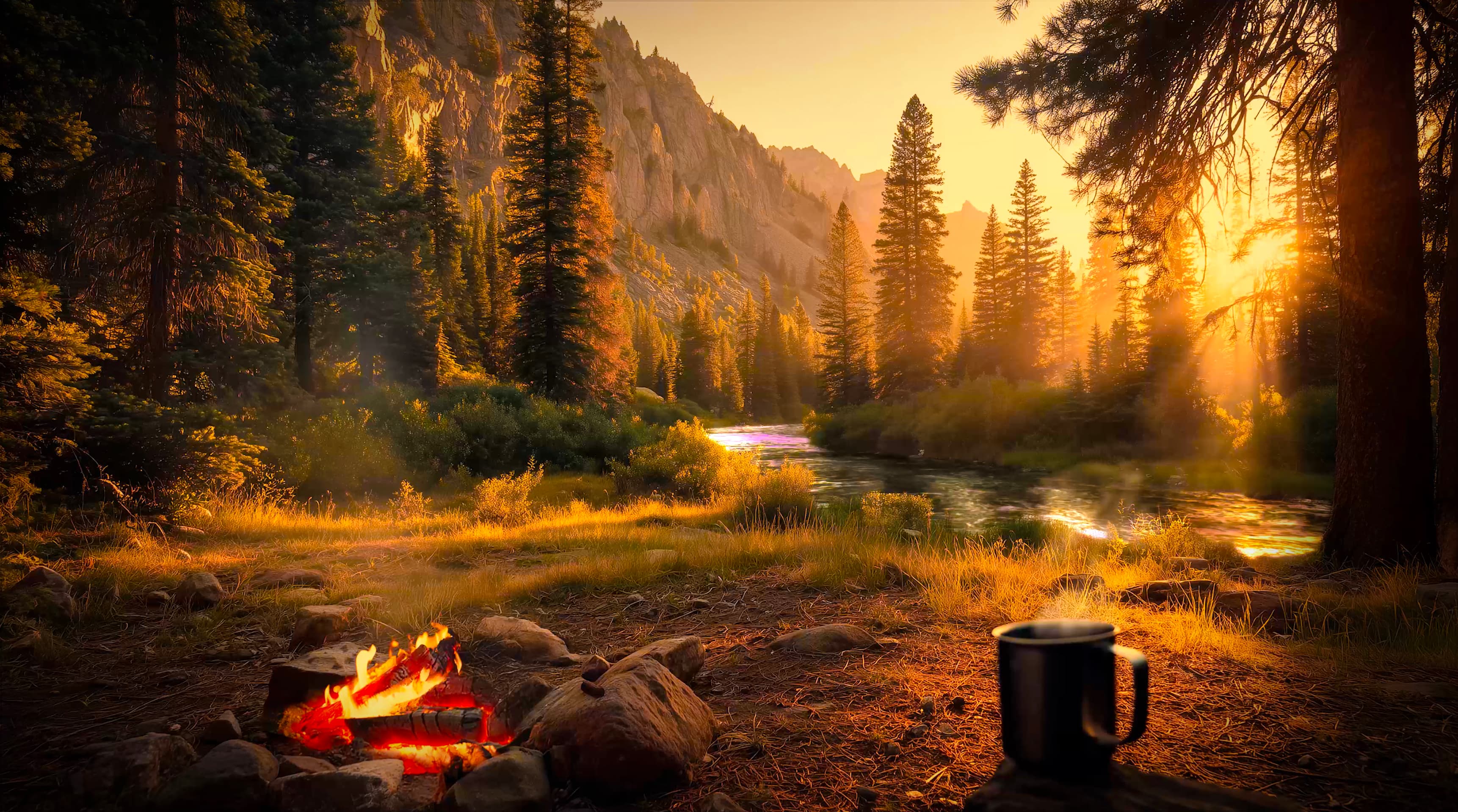 Sunrise On the River
