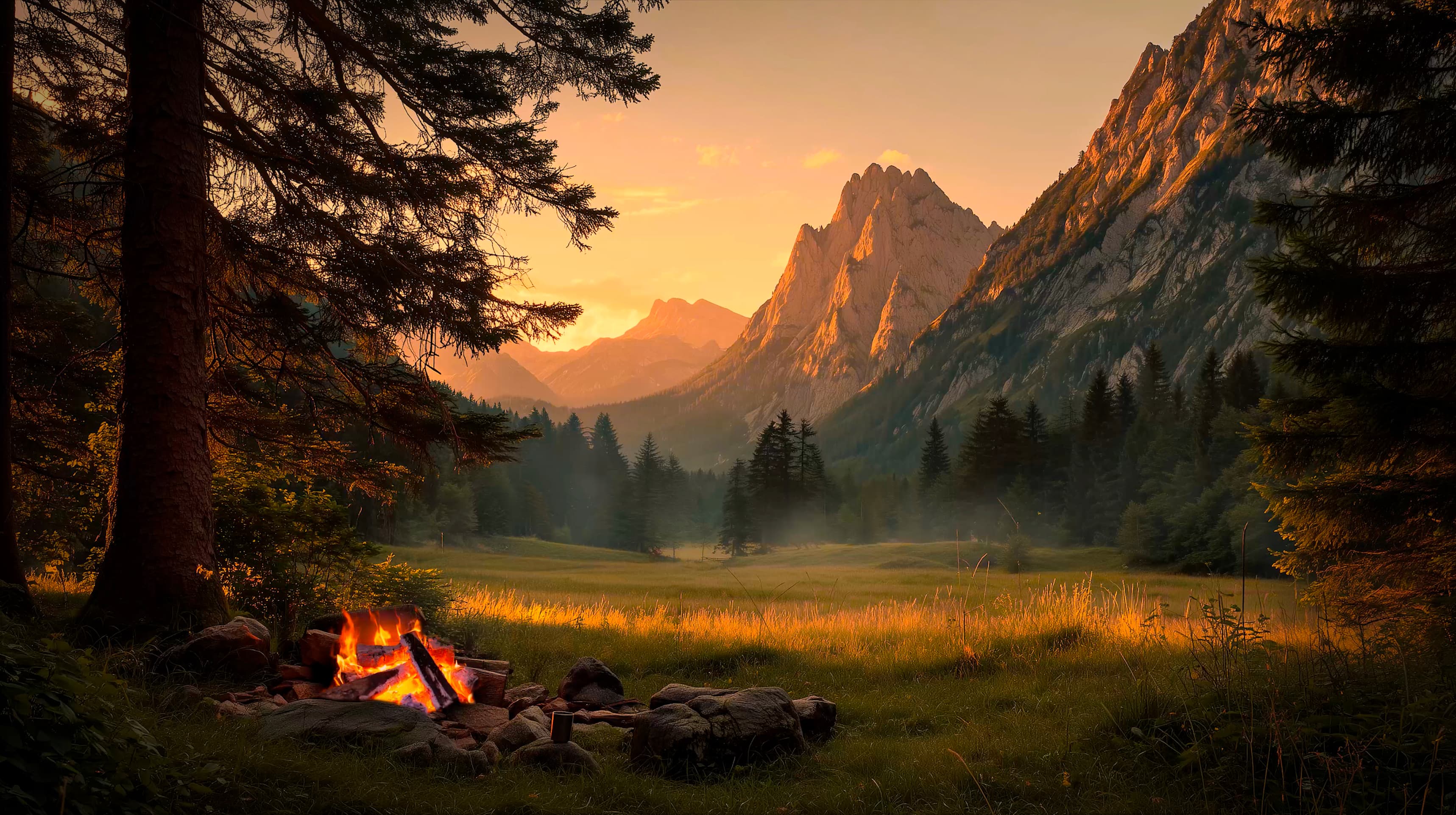 The Peaks Hold the Dawn