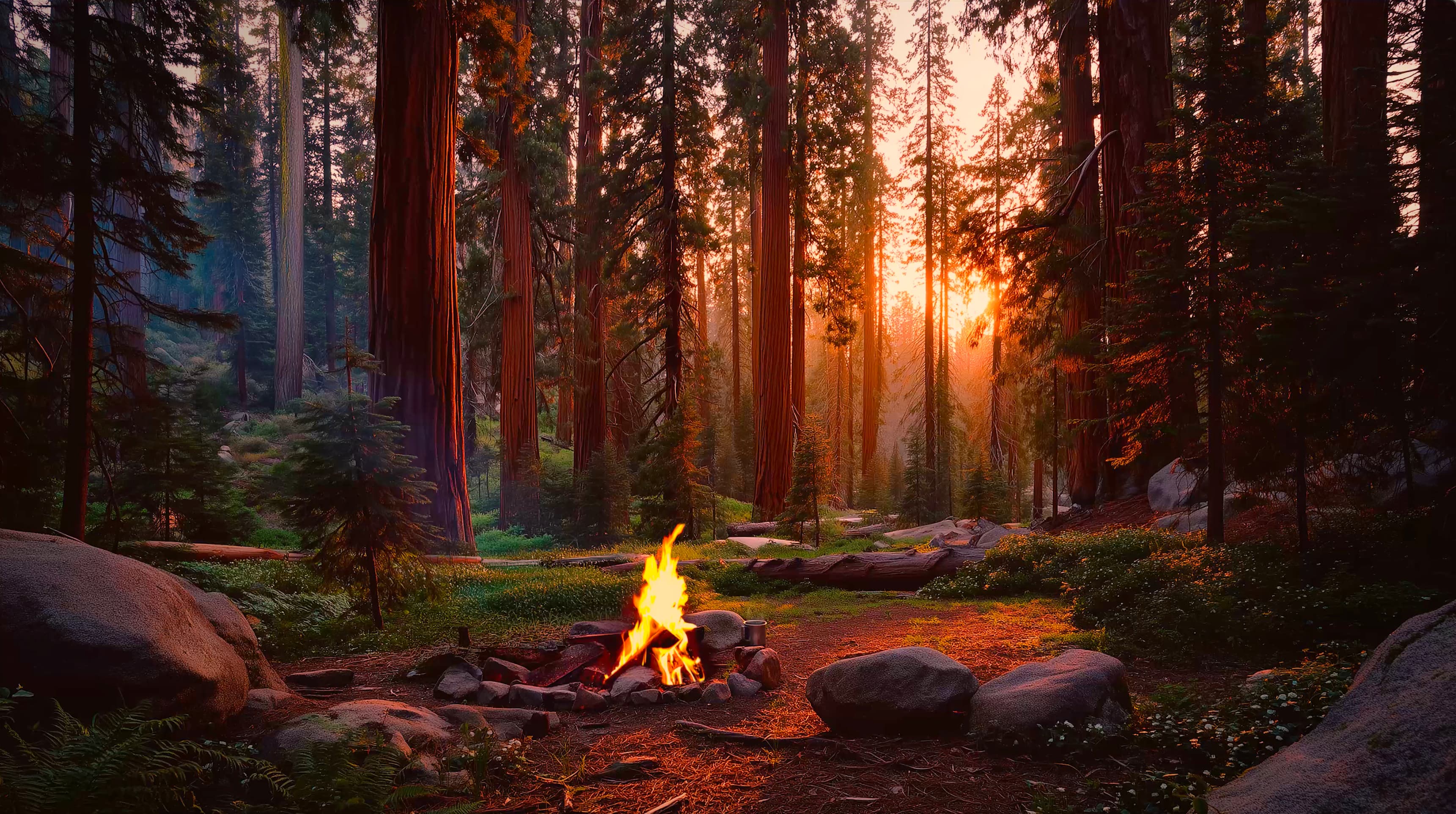 Morning Among the Giants