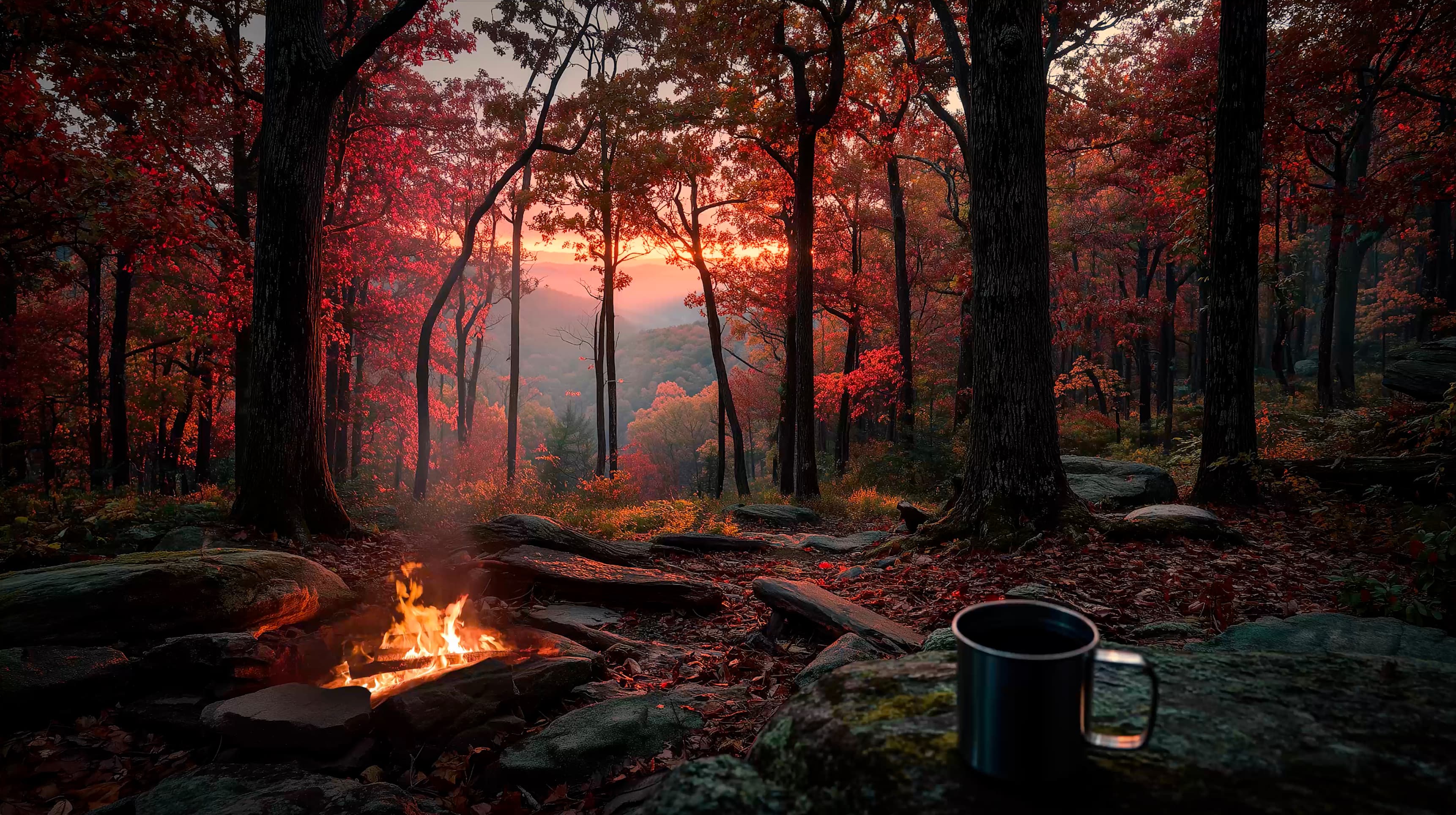 When the Forest Turns Red