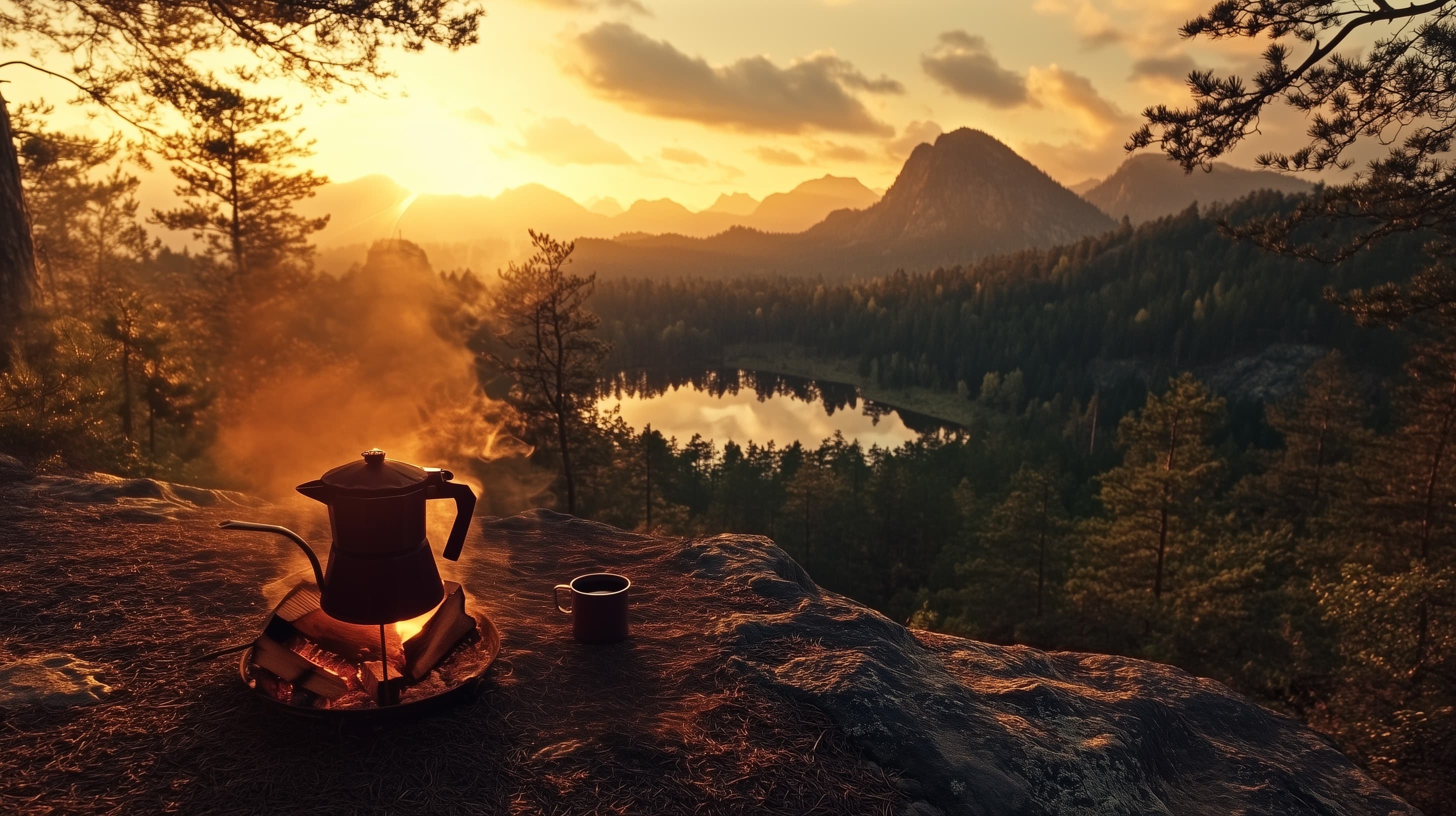 Day 4 — Morning Coffee in the Mountains